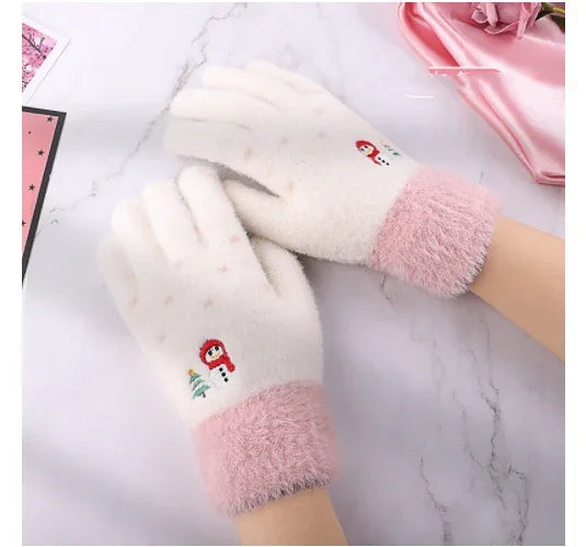 Winter Warm Touchscreen Gloves with Fleece Lining